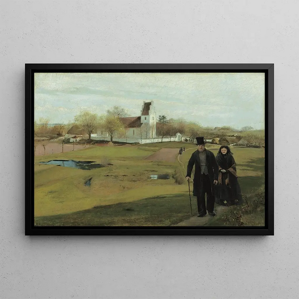 Église de Mogenstrup - Laurits Andersen Ring — framed artwork on a wall