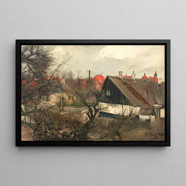 Saint Jørgensbjerg - Laurits Andersen Ring — framed artwork on a wall