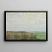 View of the Roskilde Fjord at the Beginning of Spring - Laurits Andersen Ring — framed artwork on a wall