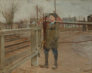 Waiting for the train - Laurits Andersen Ring — artwork view