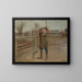 Waiting for the train - Laurits Andersen Ring — framed artwork on a wall