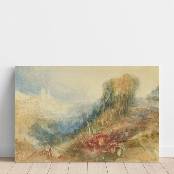 Reproduction of the painting Lausanne from the West - Joseph Mallord William Turner