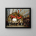 the Execution of the Triumphal Ode to the Glory of the Republic by Augusta Holms on September 19, 1889, at the Palace of Industry - Lavialle de Lameillière — framed artwork on a wall