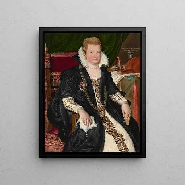 Lucia Bonasoni Garzoni - Lavinia Fontana — framed artwork on a wall