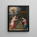 L'Annonciation - Lavinia Fontana — framed artwork on a wall