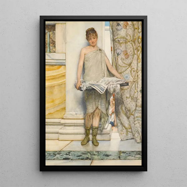 A Bather - Lawrence Alma-Tadema — framed artwork on a wall