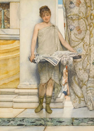 A Bather - Lawrence Alma-Tadema — artwork view