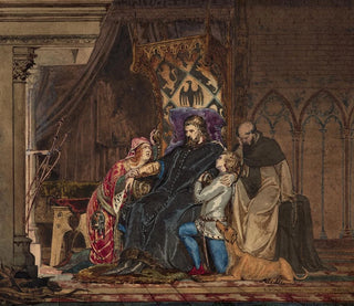 Frédéric Barberousse apprenant son excommunication - Lawrence Alma-Tadema — artwork view