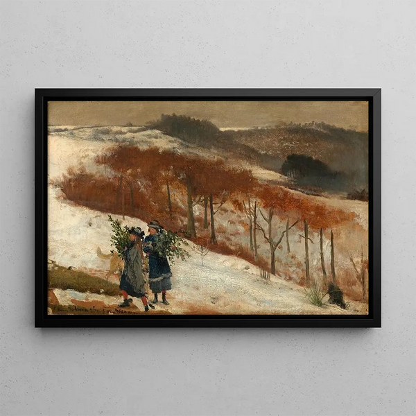 Landscape in the Viennese Forest - Lawrence Alma-Tadema — framed artwork on a wall
