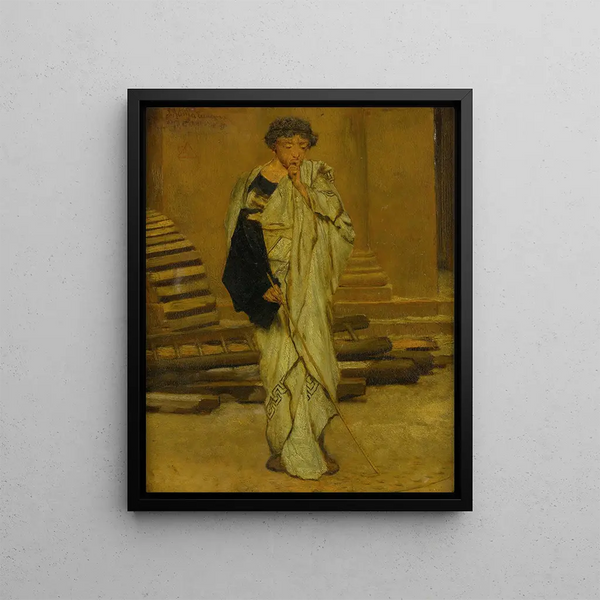 L'architecte romain - Lawrence Alma-Tadema — framed artwork on a wall