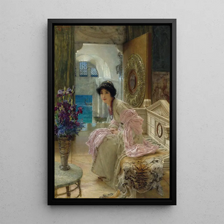 Reproduction of the painting Watching and Waiting - Lawrence Alma-Tadema