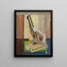 Composition du vorticiste - Lawrence Atkinson — framed artwork on a wall