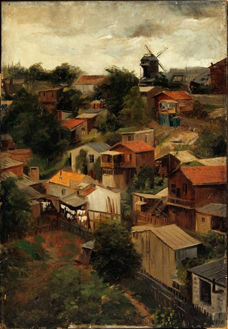 Le Maquis de Montmartre vu de la rue Caulaincourt - Lazar Meyer — artwork view