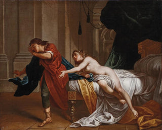Joseph and Potiphar's Wife - Lazzaro Baldi — artwork view