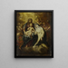 The Mystic Marriage of Saint Rose of Lima - Lazzaro Baldi — framed artwork on a wall