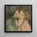The Kiss - Elizabeth Nourse — framed artwork on a wall
