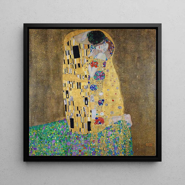 Reproduction of the painting The Kiss - Gustav Klimt