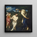 The Baptism of Christ - Paris Bordone — framed artwork on a wall