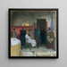 The Barber of Singapore - Emil Orlik — framed artwork on a wall