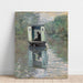 Reproduction of the painting The Boat Workshop - Claude Monet