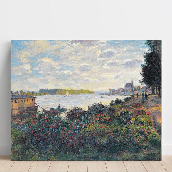 Reproduction of the painting The Boat Workshop by Claude Monet