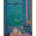 Reproduction of the painting of The Bouquet at the Window, Villefranche-sur-Mer - Henri Le Sidaner