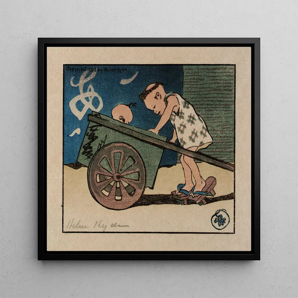 The Chariot - Helen Hyde — framed artwork on a wall