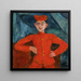 The Hunter from Maxim's - Cham Soutine — framed artwork on a wall