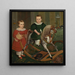 The Wooden Horse - Robert Peckham — framed artwork on a wall