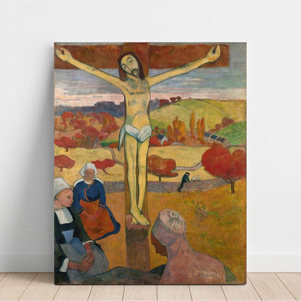 Reproduction of the painting The Yellow Christ - Paul Gauguin