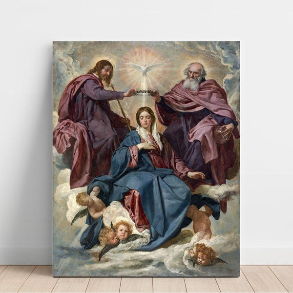Reproduction of the painting The Coronation of the Virgin - Diego Velázquez