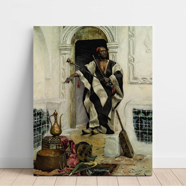 Reproduction of the painting Le Della l, Cairo - Ludwig Deutsch