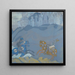 The Duel - Nicholas Roerich — framed artwork on a wall