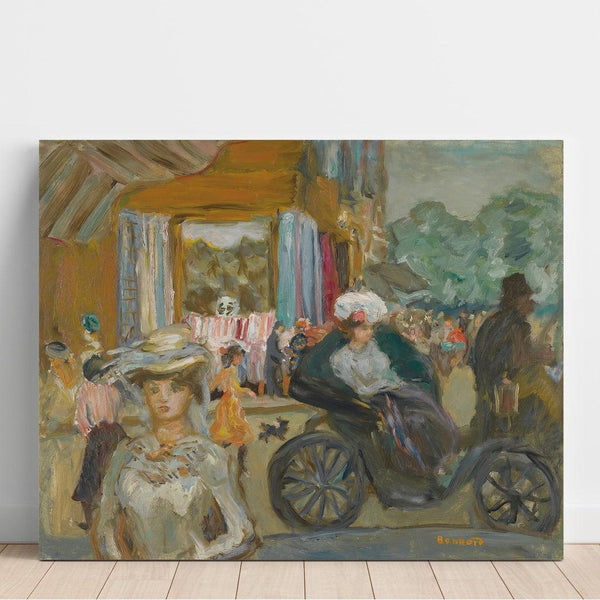 Reproduction of the painting The Fiacre - Pierre Bonnard