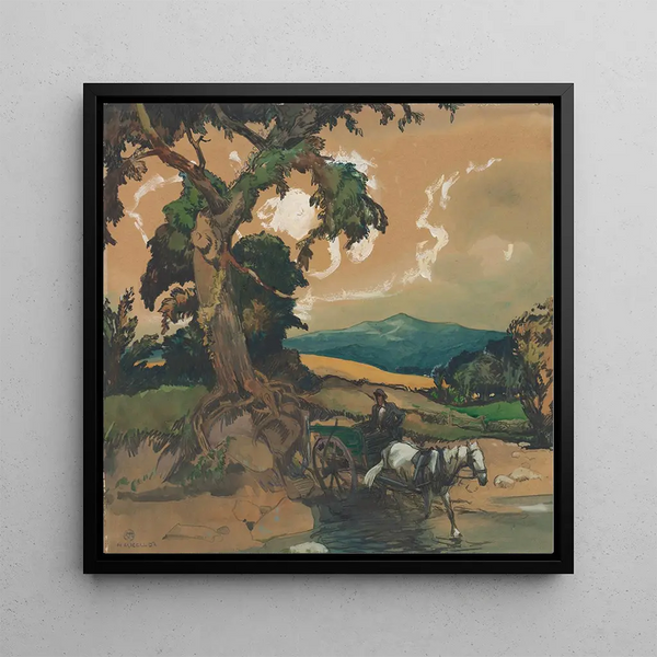 Le Ford - Henry Keller — framed artwork on a wall
