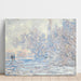 Reproduction of the painting The Frost at Giverny - Claude Monet