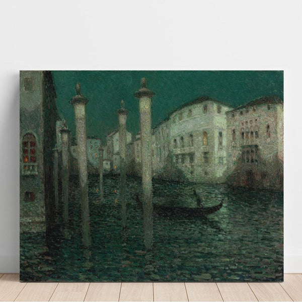 Reproduction of the painting of The Grand Canal, Venice - Henri Le Sidaner