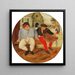 The Big Peasant and the Merchant - Pieter Brueghel the Younger — wall display of the artwork