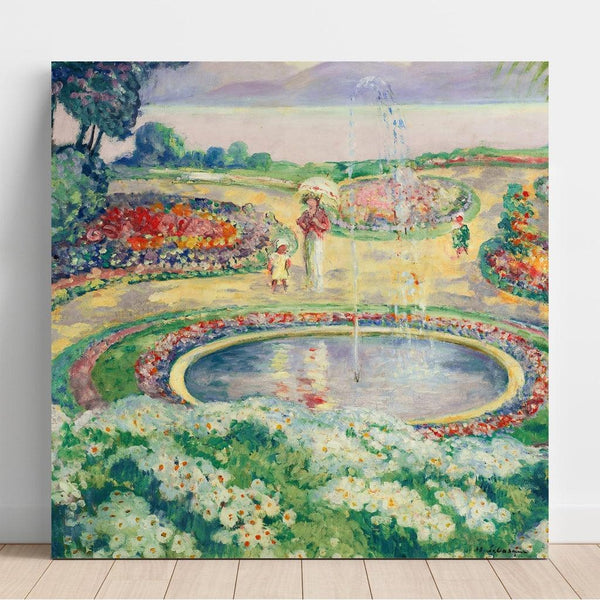 Reproduction of the painting The Flower Garden - Henri Lebasque