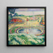 The Flower Garden - Henri Lebasque — framed artwork on a wall