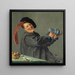 The Joyful Drinker - Judith Leyster — framed artwork on a wall