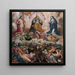 The Last Judgment - Cornelis de Vos — framed artwork on a wall