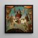 The Last Judgment - Lower Rhenish School — framed artwork on a wall