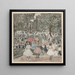 Le Mall, Central Park - Maurice Prendergast — framed artwork on a wall