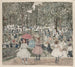 Le Mall, Central Park - Maurice Prendergast — artwork view