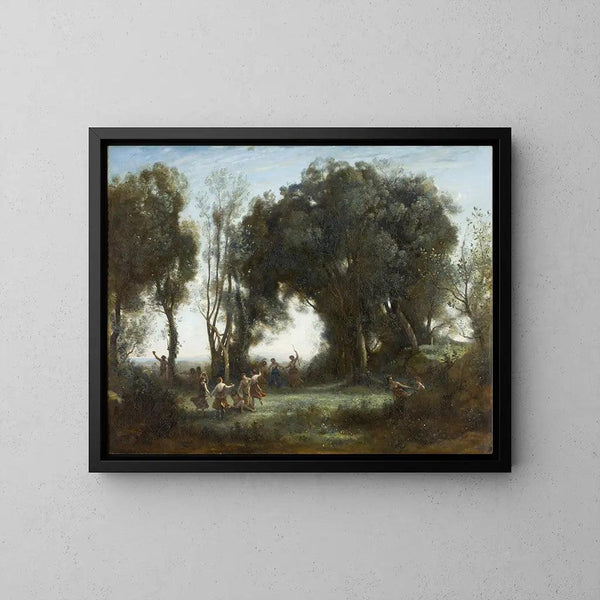 Reproduction of the painting The Morning, Dance of the Nymphs - Camille Corot