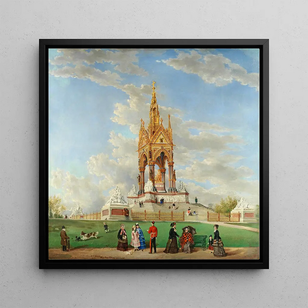 The Albert Memorial, London - Edwin Frederick Holt — framed artwork on a wall