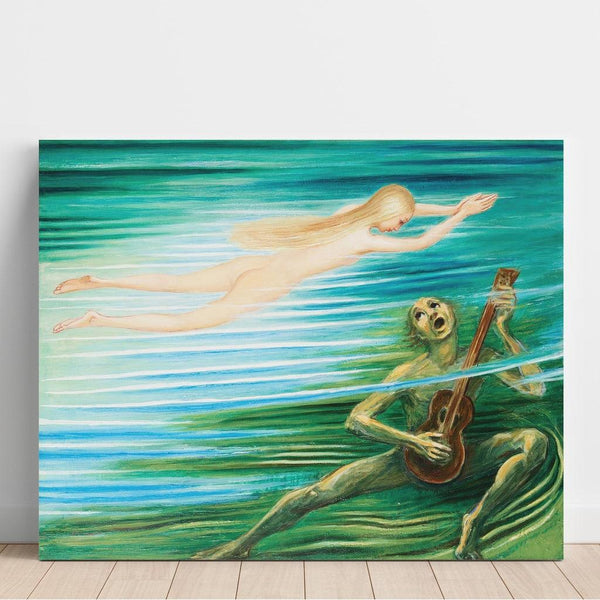 Reproduction of the painting The Water Nymph - Nils Dardel