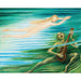 Reproduction of the painting The Water Nymph - Nils Dardel