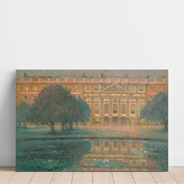 Reproduction of the painting of The Palace, Summer Morning (Hampton Court) - Henri Le Sidaner